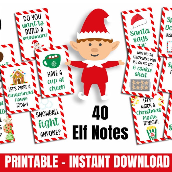 Elf Notes - Etsy