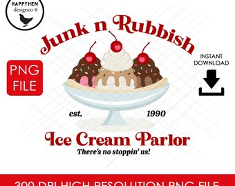 Home Alone Movie PNG Graphic Ice Cream Junk n Rubbish Digital Clipart Instant Download Kevin Christmas Holiday