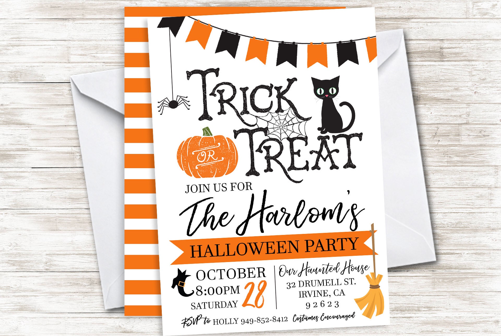 5er Set Einladungen Halloween Halloweenparty Design 21 Art.0701 5er Set Einladungen Halloween Halloweenparty Design 21 Art.0701