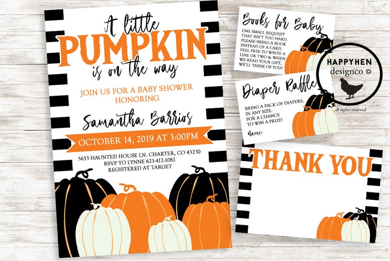 thanksgiving baby shower invitations