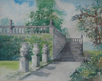 A Giclée Print of 'Villa Lante Gardens, Rome' by David Marsh