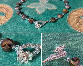 Abalone And Pearl Bracelet