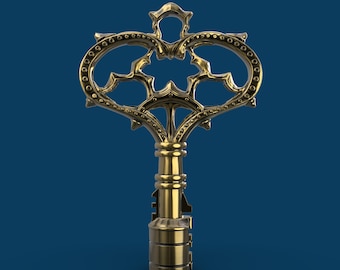 Dungeon - Solid Bronze Drum Key