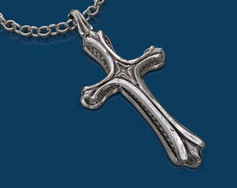 Cathedral - Sterling Silver Cross Necklace