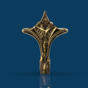 Falcon Solid Bronze Custom Drum Key - Position Front