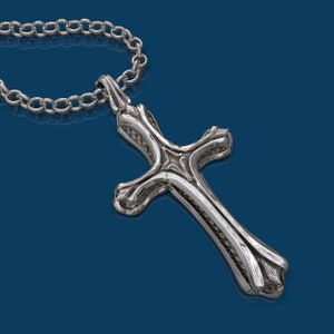 Cathedral - Sterling Silver Cross Necklace