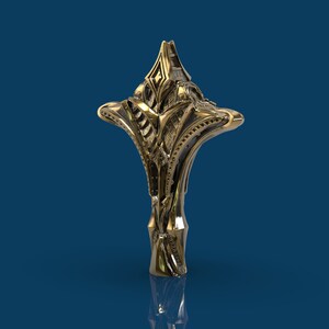 Falcon Solid Bronze Custom Drum Key - Position Facing Left