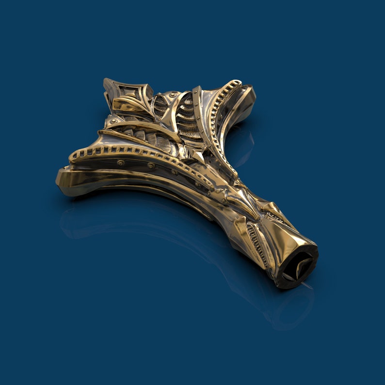 Falcon Solid Bronze Custom Drum Key - Position Laying