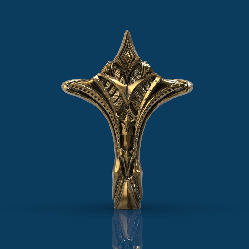 Falcon Solid Bronze Custom Drum Key - Position Front