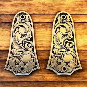 Taylor 2 Hole-Short Custom Truss Rod Cover – Laser Engraved with Scrollwork