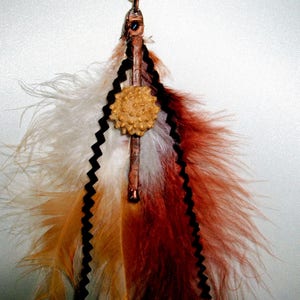 collier plumes serpent style amérindien from Talala Mikasi image 4