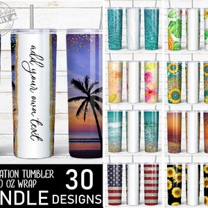 Aanpasbare tuimelaar png BUNDEL, 20oz sublimatie tuimelaar ontwerp, aanpasbare tuimelaar, voeg uw eigen naam tuimelaar PNG toe