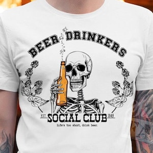 social club png, t-shirt Sublimation Designs Téléchargements, T-shirt de buveurs de bière, t-shirt tendance design, t-shirt homme png