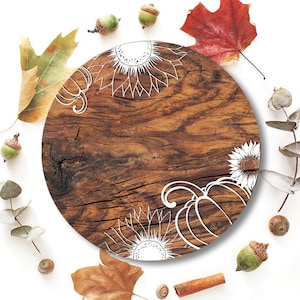 Couronne de tournesols et citrouilles SVG, guirlande automne svg, tournesol clipart, automne déco svg, Thanksgiving svg, rustique svg