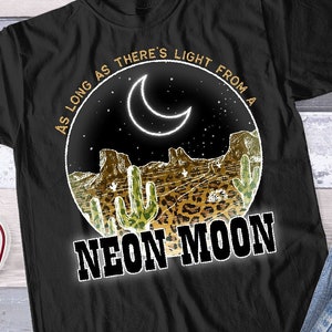 Neon Moon png, Sublimation de la lune, Sublimation country, Désert PNG, Western PNG,  Musique country png, Western clipart, Rock Sublimation