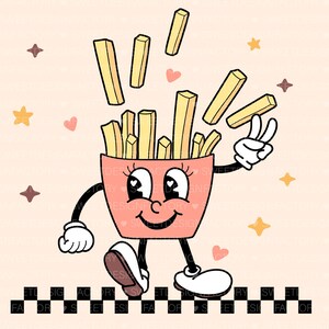 retro valentine PNG, Amour png, frites png, rétro Saint-Valentin, Saint Valentin Sublimation, humour saint valentin png,  T-shirt rétro