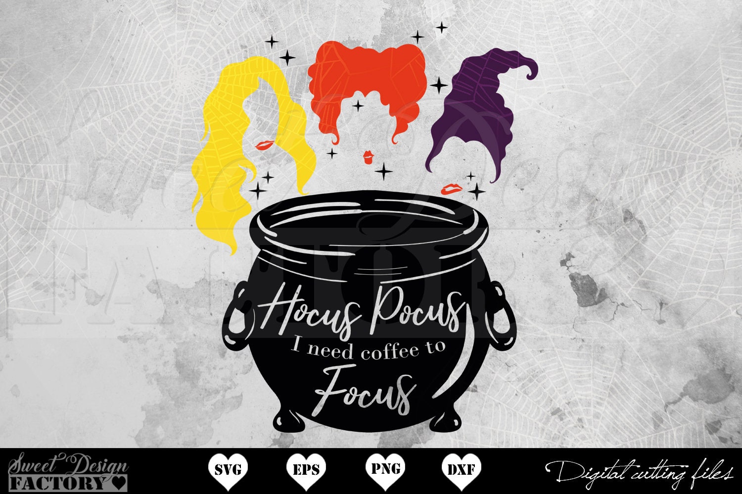 Hocus Pocus Svg Hocus Pocus Cut Files Witch Svg Cauldron - Etsy