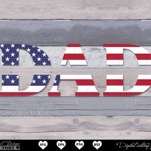 Papa svg, USA père svg, père américain clipart, fete des peres svg,  papa militaire svg, tournesol 4 juillet Svg, papa usa monograme