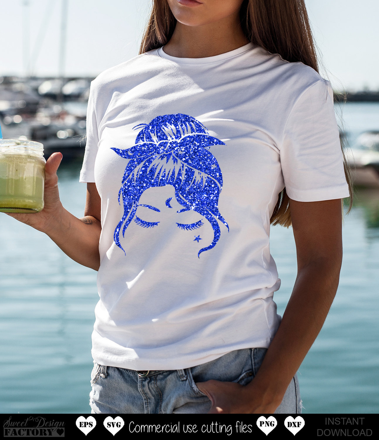 Download Messy Bun SVG magic mom svg mom witch svg mother day svg | Etsy