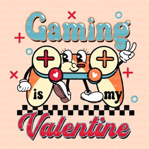 jeu png, Saint Valentin Png, Retro saint valentin Png, amoureux du café saint valentin, Groovy saint valentin sublimation Png