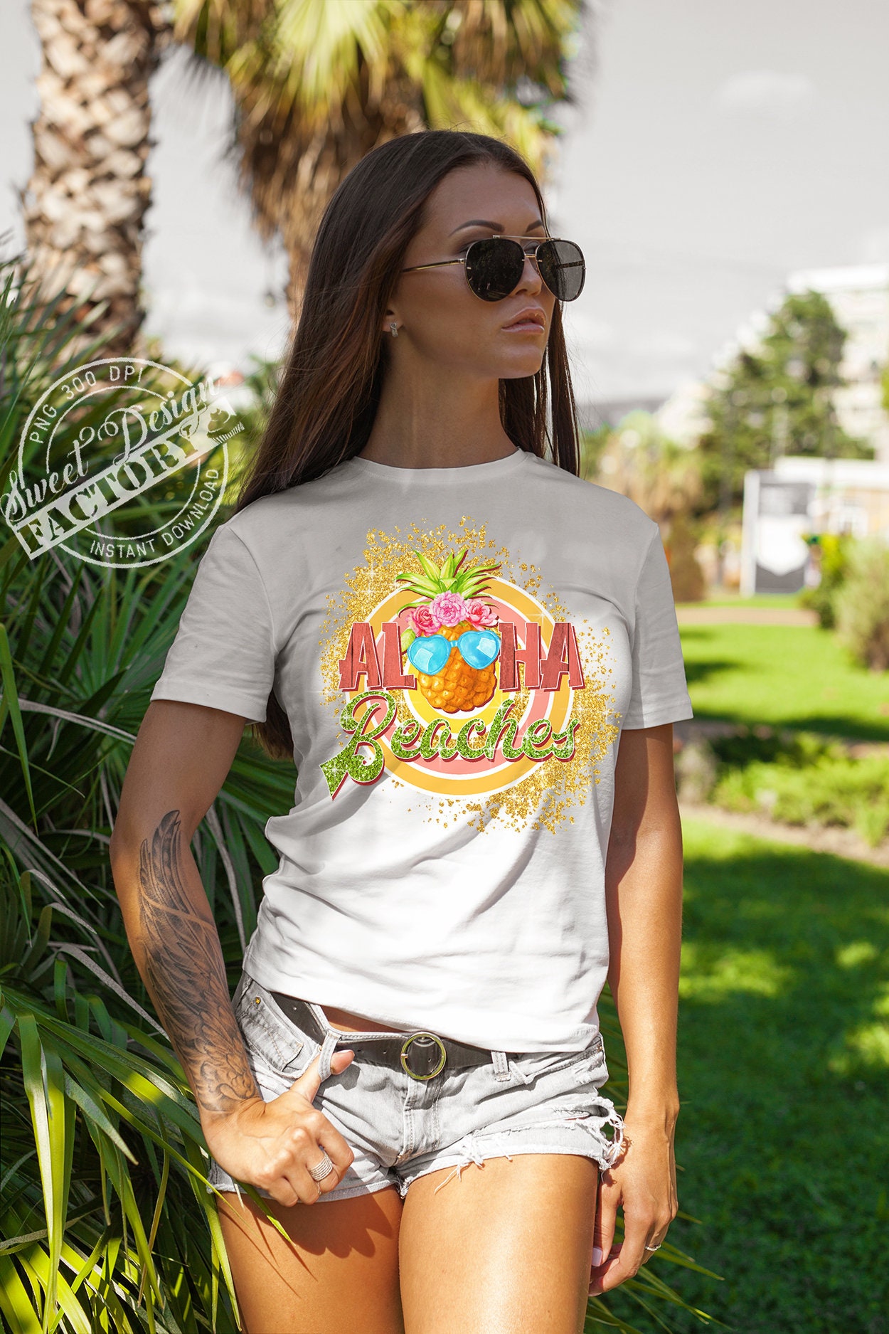Aloha Beaches Png Summer Sublimation Png Beach Png Summer T - Etsy