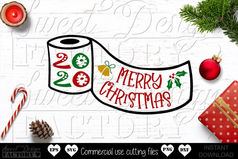 Download 2020 Svg Quarantine svg christmas toilet paper svg Toilet ...