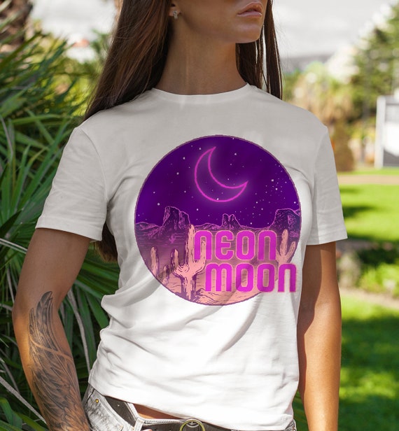 Neon Moon png moon Sublimation country sublimation desert | Etsy