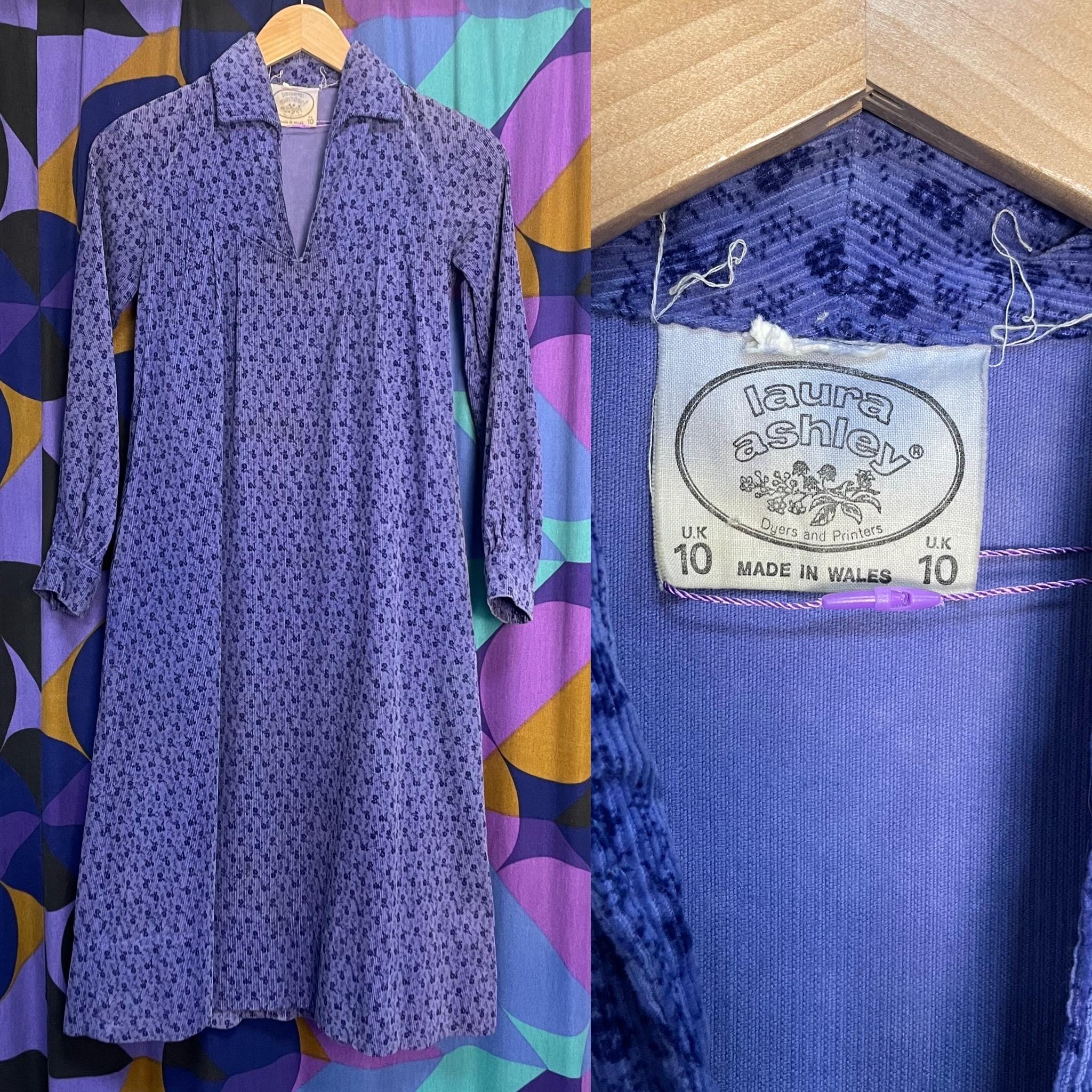Laura Ashley Purple Dress - Etsy