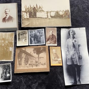 10 Original Victorian And Edwardian Carte de Visite & other Photos 1 or 2 later