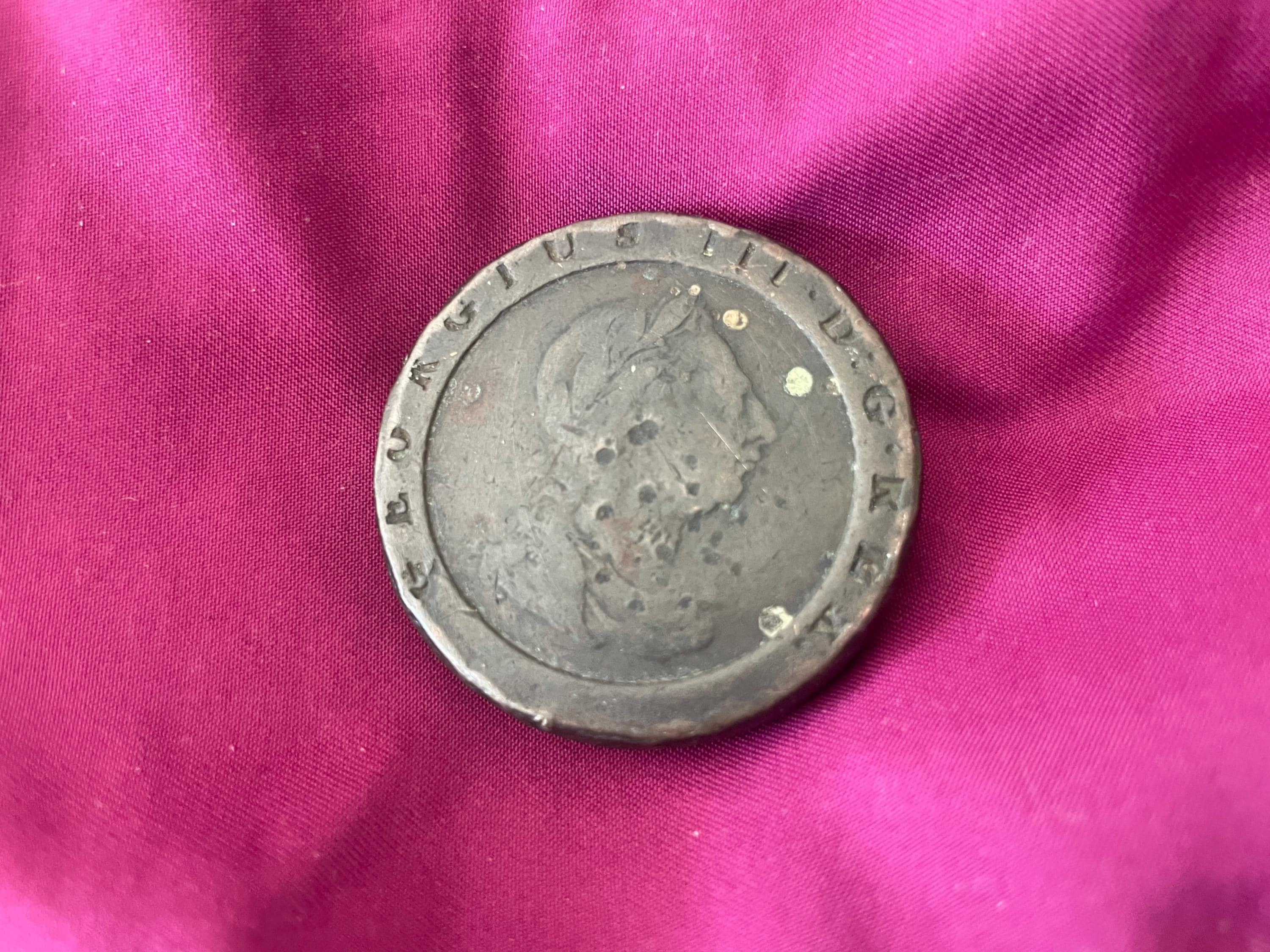 1797年 カートホイール2ペンス - ジョージ3世 イギリス銅貨 - Etsy 日本