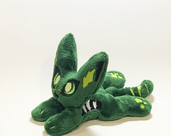 Zombie Cat - custom plush - ready to be shipped