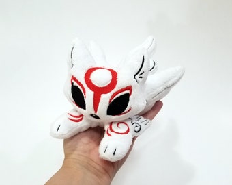 Ookami - Amaterasu small custom plush - ready to be shipped