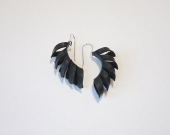 Upcycled Rubber Bike Inner Tube Earrings