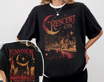 Maglietta/Felpa Crescent City, Maglietta Light It Up, Merchandising Crescent City di Sarah J Maas, Maglietta per amanti dei libri fantasy, Regalo per amanti dei libri