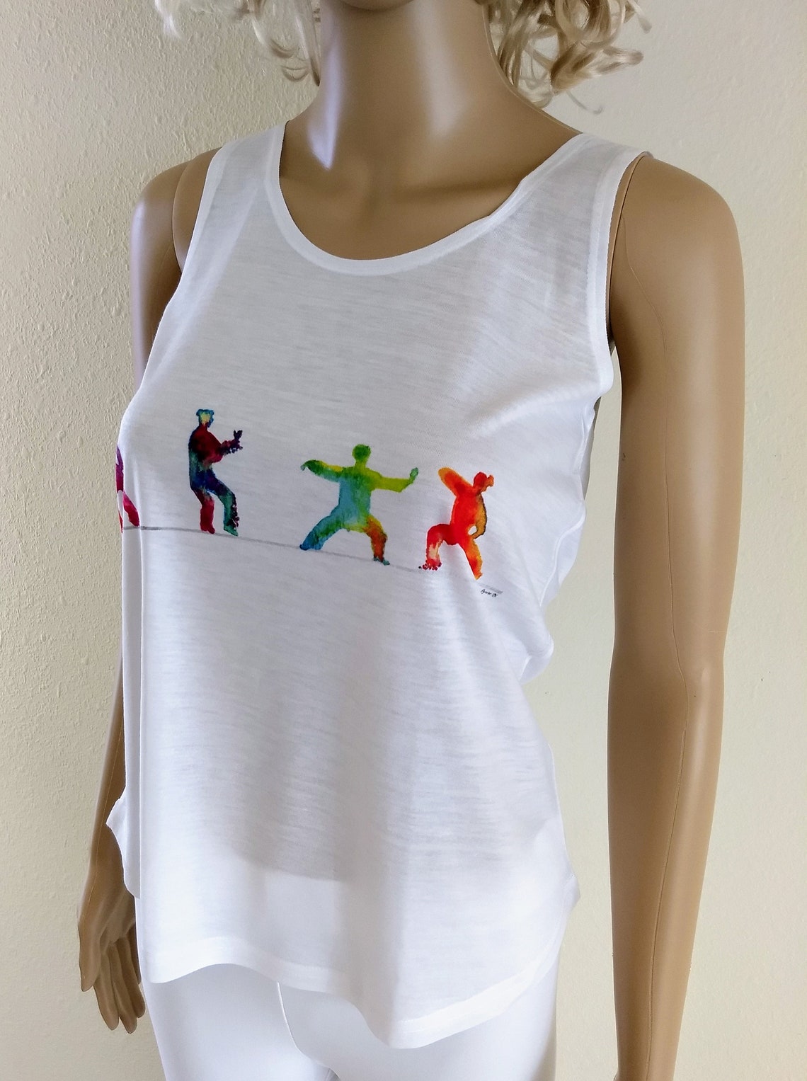 Unique Tank Top.designed and Printed in Californiaartsy Etsy