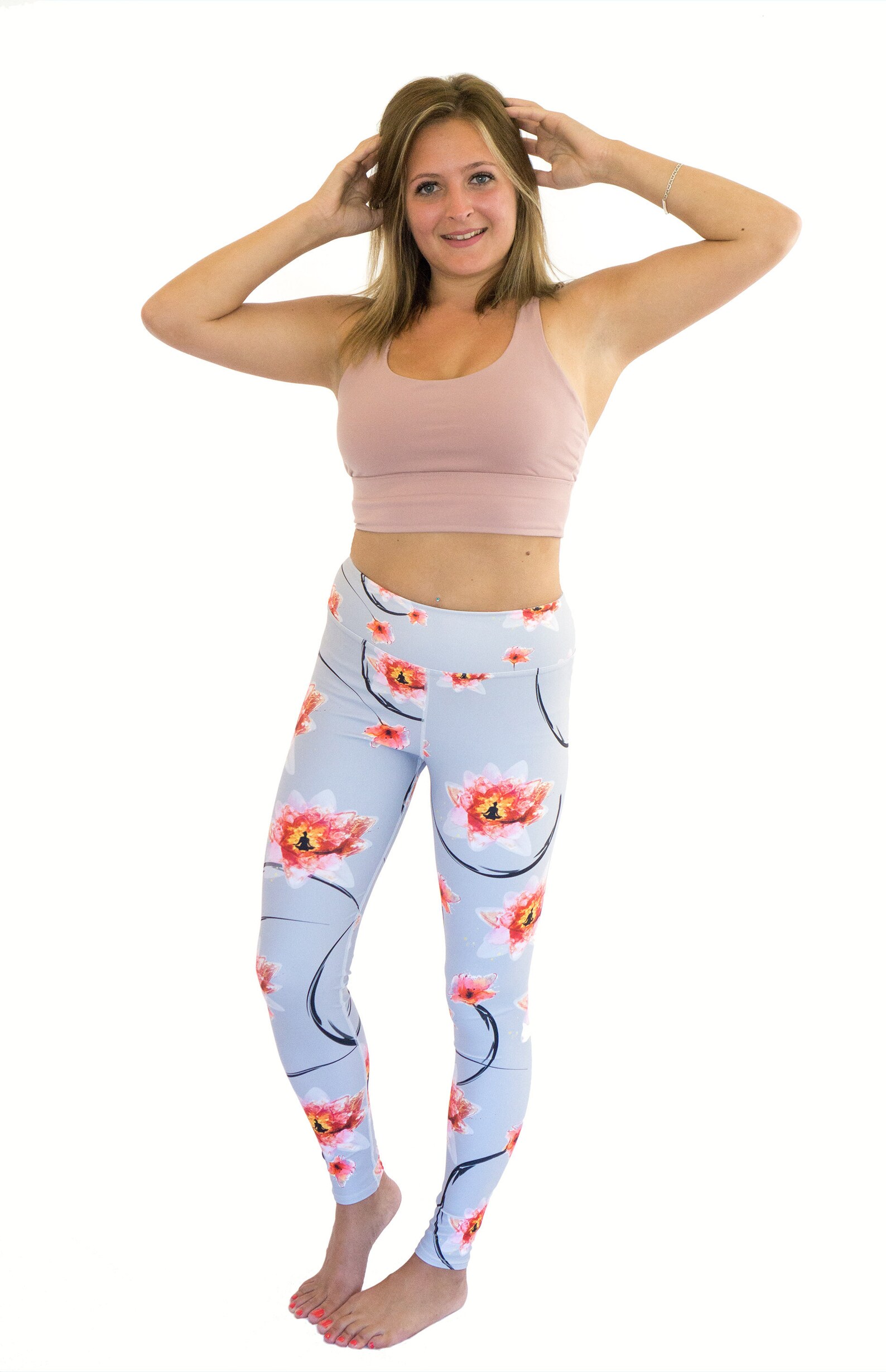 Original Leggings/yoga Pants. /artsy Leggings/women Activewear/yoga Lotus Pants/yoga Gift