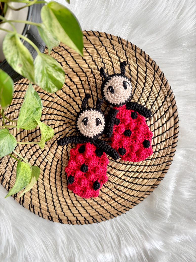Ladybug Rattle Crochet Pattern Ladybug Bitty Buddy Crochet Pattern - DIGITAL Pdf/easy Amigurumi Toy ...