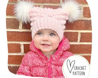 Bitsy Bobbled Toboggan Pattern - DIGITAL PDF COPY
