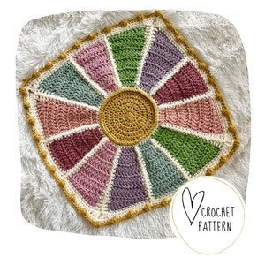 The Sunshine Lovey Blanket Crochet Pattern - DIGITAL PDF // Crochet Sun Blanket // Boho Baby Crochet // Security Lovey // Heirloom Baby Gift