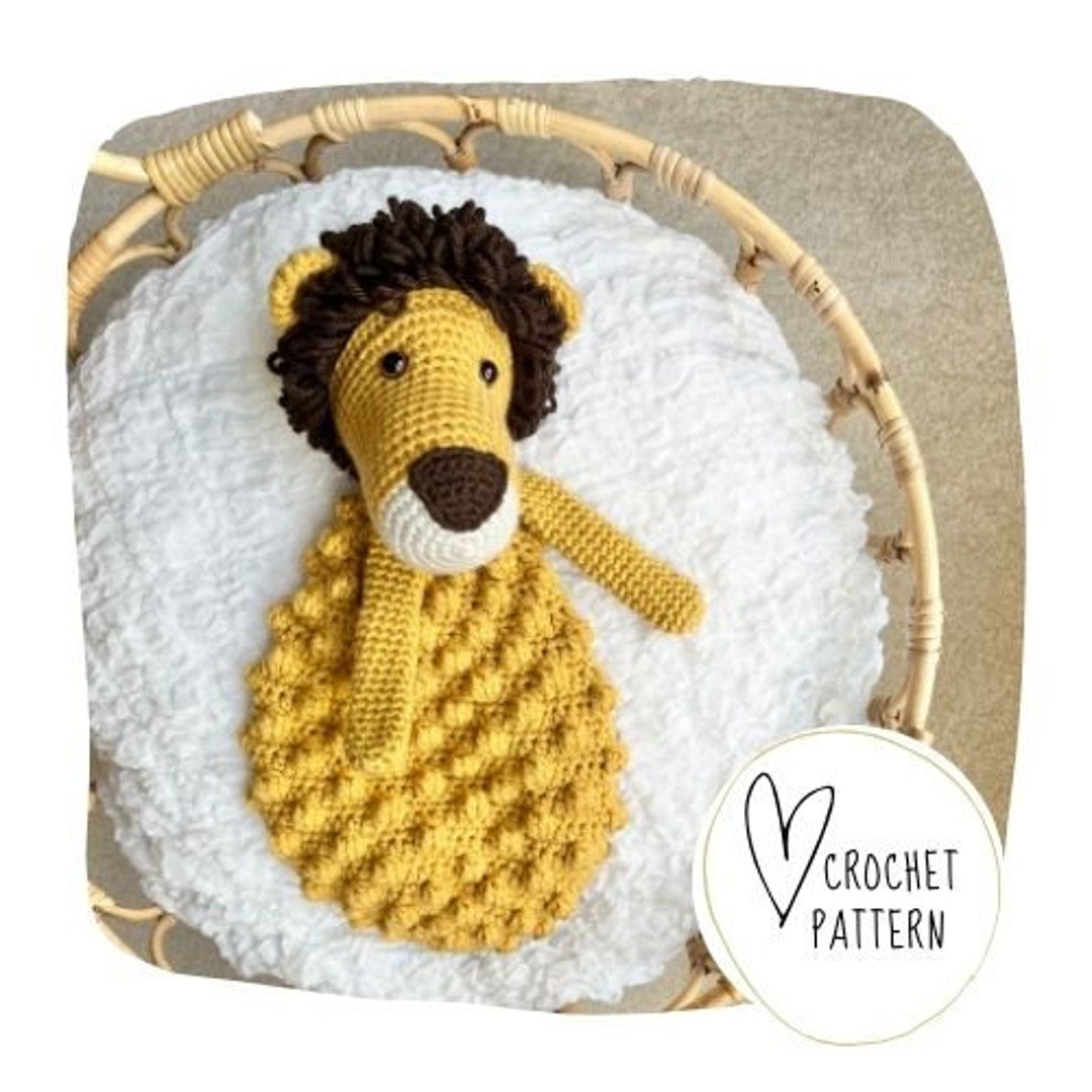 Luigi Boy Bubble Crochet Lion,  Yellow main image 1