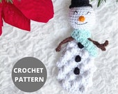 Holiday SNOWMAN Bitty Buddies - DIGITAL PDF / Crochet Holiday Toys / Stocking Stuffers / Christmas Gifts / Christmas Crochet Patterns