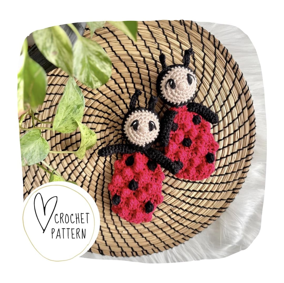 Ladybug Rattle Crochet Pattern Ladybug Bitty Buddy Crochet Pattern - DIGITAL Pdf/easy Amigurumi Toy ...