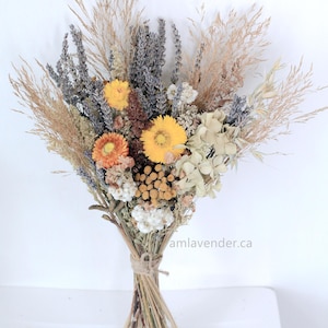 Valley Ranch Lavender Bouquet / Tabletop Centerpiece, Dried Flower Bouquet / Lavender Grass Bouquet