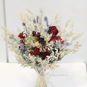 Valley Garden Lavender Bouquet / Tabletop Centerpiece, Hand Tied Lavender Bouquet Wedding, Bridesmaids Bouquet