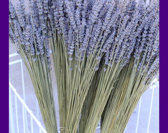 250/500/750/1000/1500/2000 stems of Dried  Organic French Lavender, French Lavender Bunches, Dried Lavender Sprigs