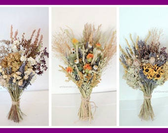 Valley Ranch Lavender Bouquet / Tabletop Centerpiece, Dried Flower Bouquet / Lavender Grass Bouquet