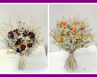 Valley Garden Lavender Bouquet / Tabletop Centerpiece, Hand Tied Lavender Bouquet Wedding, Bridesmaids Bouquet