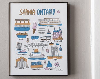 Sarnia Pride Art Print, Lambton County