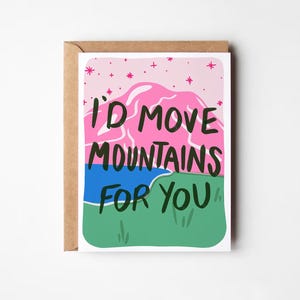 Move Mountains for You-wenskaart