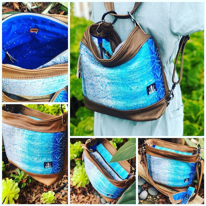 Custom Convertible Backpack Shoulder Bag Etsy